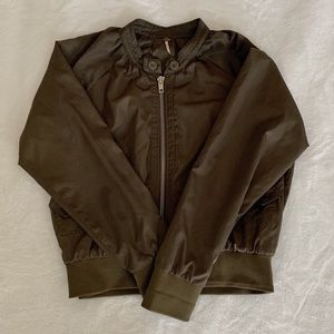 Free People Army Green Jacket
